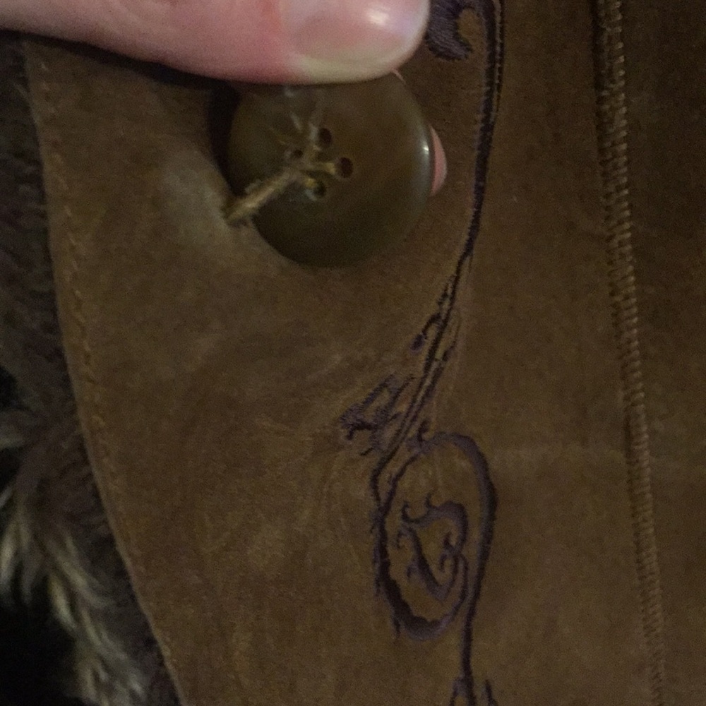 Vintage Guess Leather Coat - Picture 7 of 8